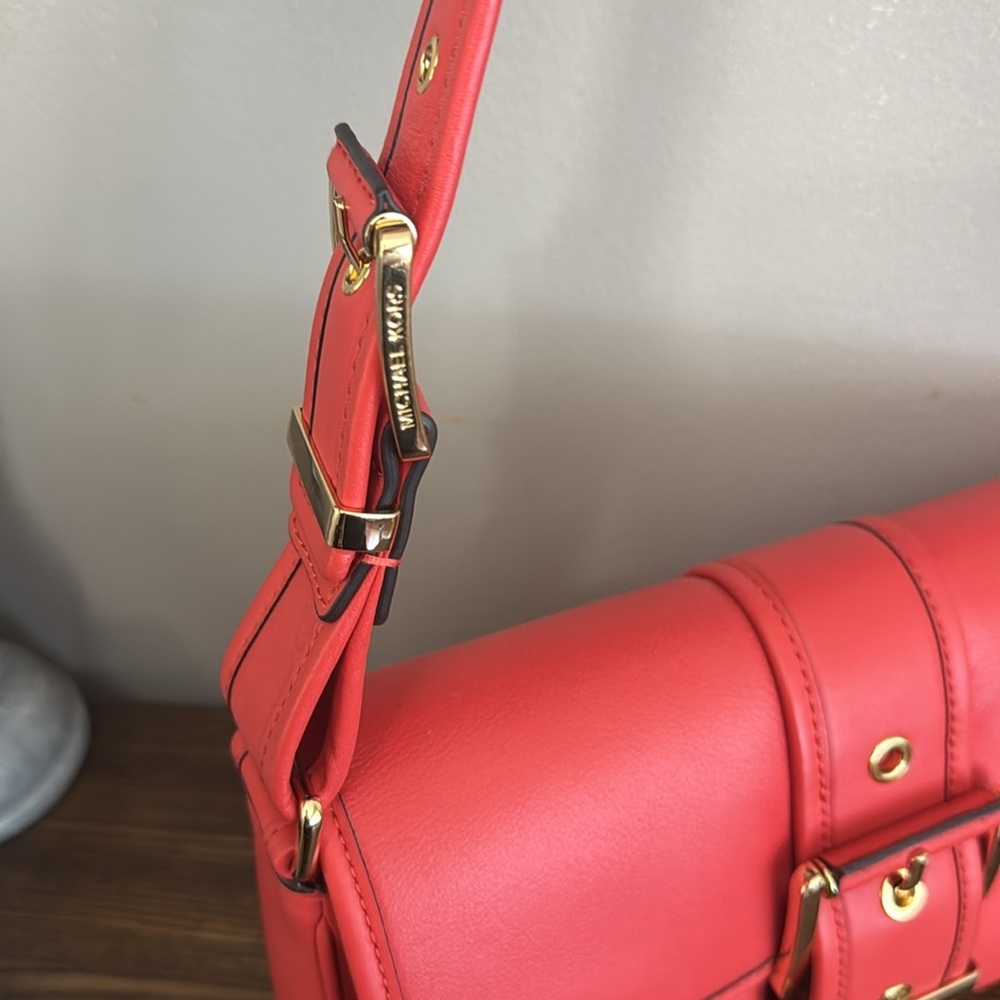NEW Michael Kors Colby Medium Leather Shoulder Bag - Picture 5 of 8